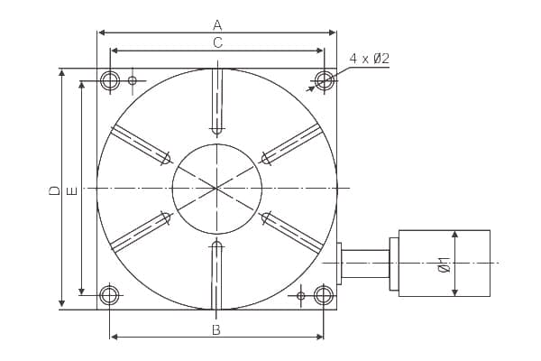 HLDB-SERIES-EQUAL-INDEXING-ROTARY-TABLE